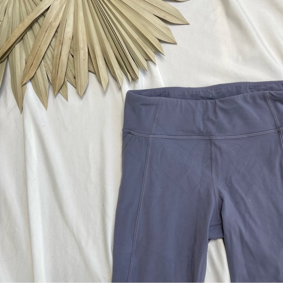 Athleta Girl Stash Your Treasures Mesh Capri Cropped Purple Workout Leggings XL - Picture 3 of 9